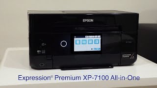 Expression Premium XP7100 SmallinOne Printer  Product Tour [upl. by Egin]