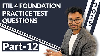 ITIL 4 Foundation Practice Test Questions 2025  Part 12 [upl. by Ahseikram259]