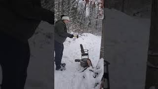 MEEPOCAN Firewood Kindling Splitter Review [upl. by Carnay]