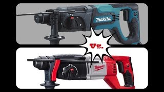 Taladros SDS PLUS Milwaukee Vs Makita [upl. by Anderer]