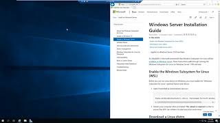 Installing and Enabling Linux Subsystem Windows Server 2019 [upl. by Zaragoza789]