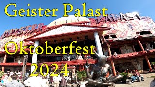 Geister Palast Geisterbahn Oktoberfest Wiesn München 2024 onride [upl. by Adnawuj]