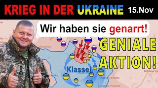 15NOVEMBER VOR ALLER AUGEN  Ukrainische Streitkräfte liefern taktisches Meisterwerk [upl. by Atnad]