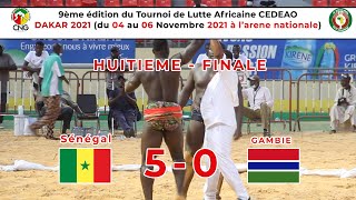 1ere Journée Tournoi de la CEDEAO Le Senegal bat la Gambie  DAKAR 2021 [upl. by Oiramat]