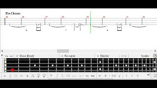 Tokyo Ghoul Root A ED Kisetsu wa Tsugitsugi Shindeiku Bass TAB [upl. by Ddart]