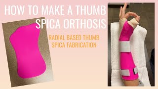 How to Make a Thumb Spica Splint [upl. by Dacie]