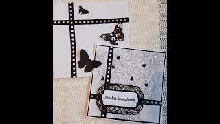 TUTO 38 CARTE SINCERE CONDOLEANCE AVEC ENVELOPPE marcelinescrapcrea [upl. by Saucy943]