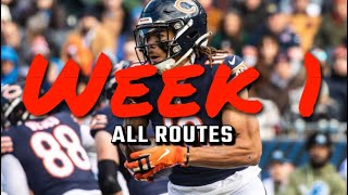 Chase Claypool All Routes Week 1 [upl. by Mella882]