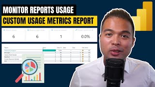 MONITOR REPORT USAGE using the Usage Metrics Report in Power BI Service  How to CUSTOMISE YOUR OWN [upl. by Landmeier]