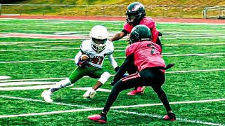 1 Georgia Eagles vs 4 Montgomery Gators🔥🔥STATEMENT GAME 10U Youth Football  WARZONE amp EYSN [upl. by Willa]