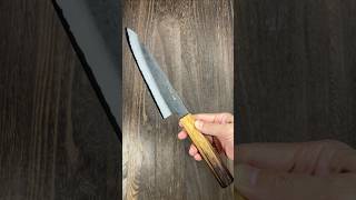 Satoshi Nakagawa Aogami 2 Kurouchi Gyuto Knife 210mm with Urushi Lacquered Oak Handle [upl. by Eillod889]