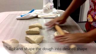 Whipping Cream Bread  Pain Creme  Hand Knead [upl. by Warrenne55]