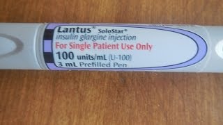 Lantus SoloStar Pen [upl. by Aleunam885]