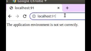 How to fix phpfpm72 error in alpine container  The application environment is not set correctly [upl. by Llen]