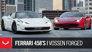 Vossen Forged Ferrari 458s  Novitec Rosso  Precision Series  VPS 4K [upl. by Thorin]