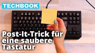 Tastatur richtig reinigen  TECH HACK  TECHBOOK [upl. by Lebatsirhc585]