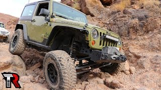 Jeep Wranglers OffRoad in Calico  Adventure Weekend Day 2 [upl. by Annairt821]