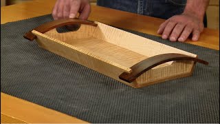 Building a CurvedHandle Serving Tray [upl. by Robin]