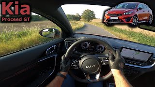 2021 Kia Proceed GT 16 TGDI 150 kW facelift  POV test drive [upl. by Daniell]