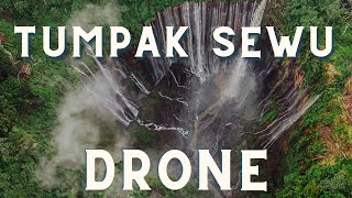 Tumpak Sewu Waterfall 4K Drone Aerials [upl. by Sherburn]