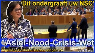 Nicolien van Vroonhoven onder vuur tijdens APBvuurdoop als fractieleider van NSC  Tweede Kamer [upl. by Helmer]