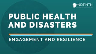 L024 Public Health and Disasters [upl. by Begga]