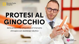 PROTESI AL GINOCCHIO dalla visita ortopedica allintervento chirurgico con assistenza robotica [upl. by Ahtenak]