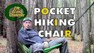 Bushcraft Hammock Chair  Truly Pocket Sized  Econo Challenge [upl. by Anelat]