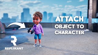 Replikant Attach Object to Character amp Animation Tips [upl. by Tsirc]