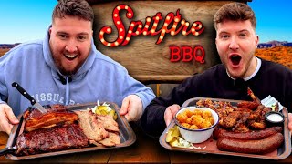 British Brothers Try TEXAS Style BBQ For The First Time Ever [upl. by Engel]