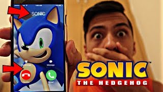 CALLING SONIC OMG HE ACTUALLY ANSWERED [upl. by Remmos73]