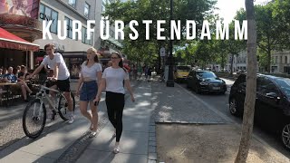 4K Day walk at Kurfürstendamm Berlin Germany Kudamm Walking Tour [upl. by Netsud]