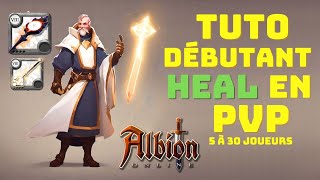 4v11 smallscale PvP Healer POV  Albion online smallscale PvP [upl. by Odrarej70]