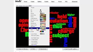 Word Cloud Tutorial wordlenet [upl. by Annaik786]