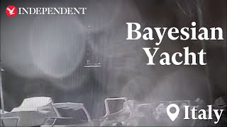 Moment Bayesian yacht engulfed by storm [upl. by Frederik]