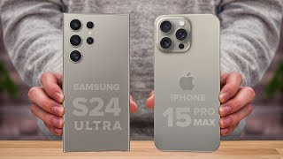 Samsung S24 Ultra Vs iPhone 15 Pro Max [upl. by Bernetta176]