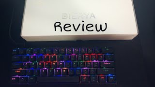 Dierya DK61e Review 60 Mechanical Keyboard [upl. by Middlesworth]