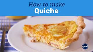 How to Make Quiche  Pillsbury Basics [upl. by Yrtneg]