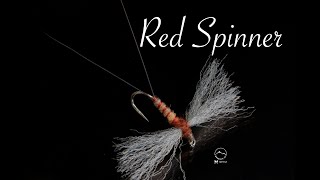 Red Spinner  Dry Fly  Mountainfly Fly Tying [upl. by Mclaurin]