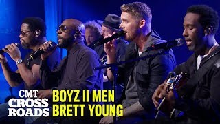 Water Runs Dry Boyz II Men amp Brett Young  CMT Crossroads [upl. by Neeleuqcaj]