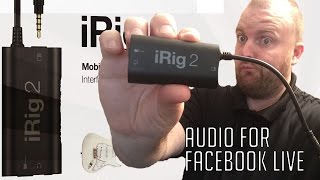 How to get good audio on Facebook LIVE [upl. by Nosylla]