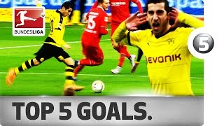 Henrikh Mkhitaryan  Top 5 Goals [upl. by Fradin]