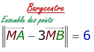 Ensemble des points en utilisant le barycentre [upl. by Rehpotsirhc]