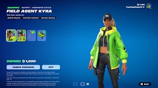 NEW FIELD AGENT KYRA SKIN Fortnite Item Shop Today February 11th 2025 [upl. by Claudelle423]