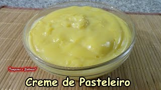 CREME DE PASTELEIRO receita rápida [upl. by Apilef]