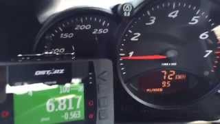 Porsche Boxster 25 204 PS Type 986 0100 amp 060 kmh acceleration [upl. by Germaun]