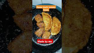 Home made foods made by me Foods homemadefood foodvideos Reels Nuggets Halfmoonpie food [upl. by Nyla]