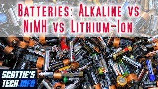 Batteries Alkaline vs NiMH vs Lithiumion [upl. by Darton]