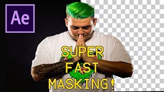 SUPER FAST WAY TO MASK  After Effects Tutorial Rotoscoping [upl. by Alasdair]