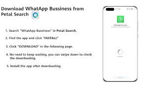 Download WhatsApp Business on HUAWEI Smartphones [upl. by Solrac]